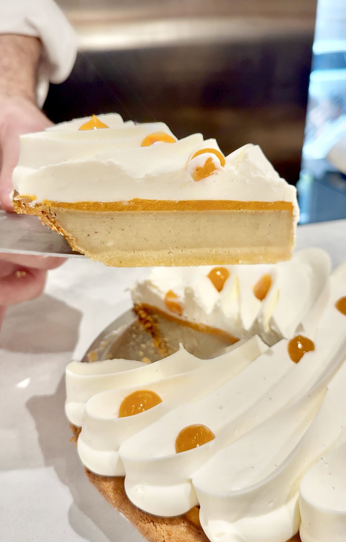 sweet potato pie slice