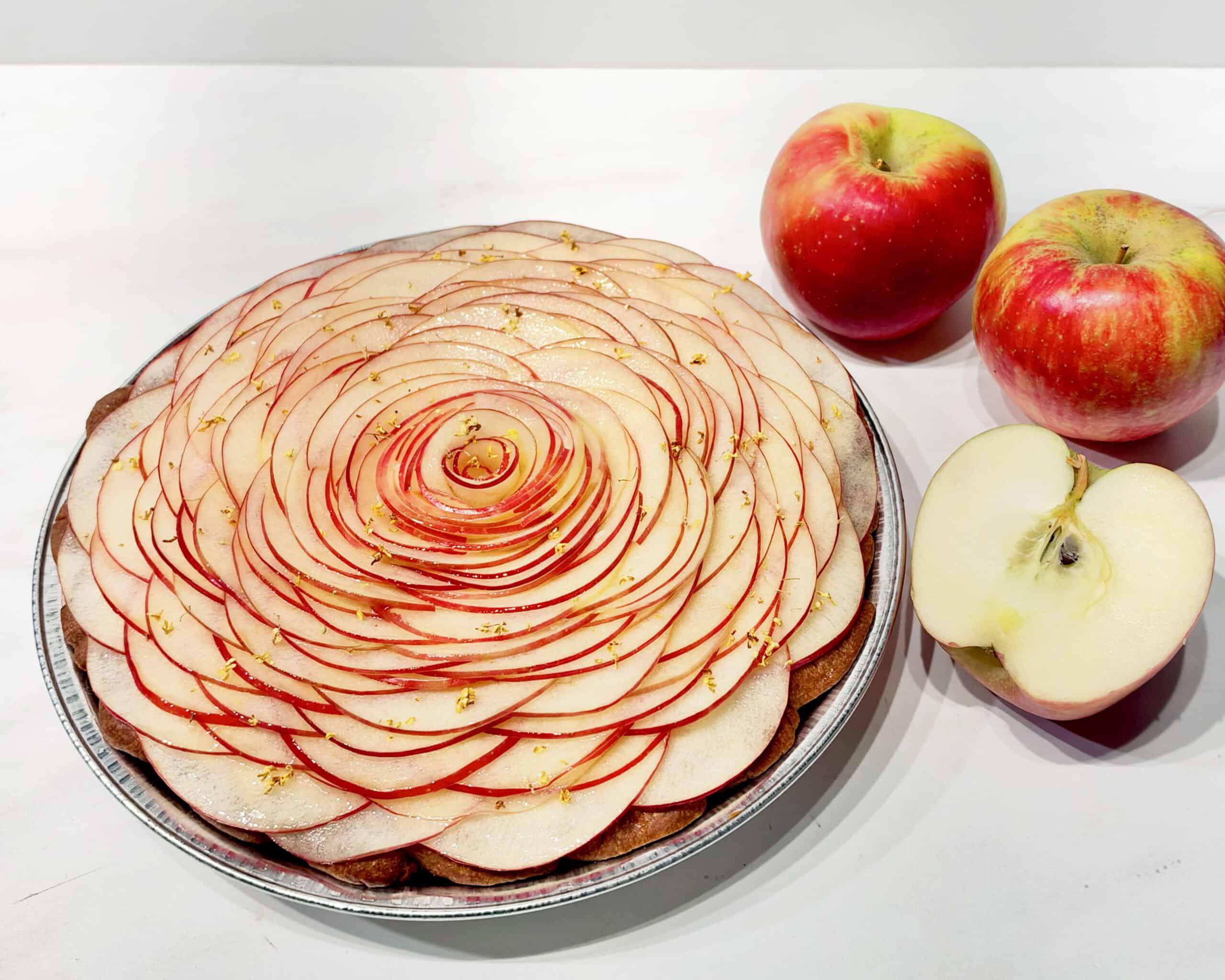 Honey Osmanthus Apple Pie